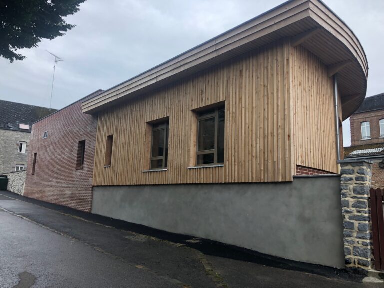 Construction en peuplier des Hauts-de-France : le restaurant scolaire de Trélon (vue 6)