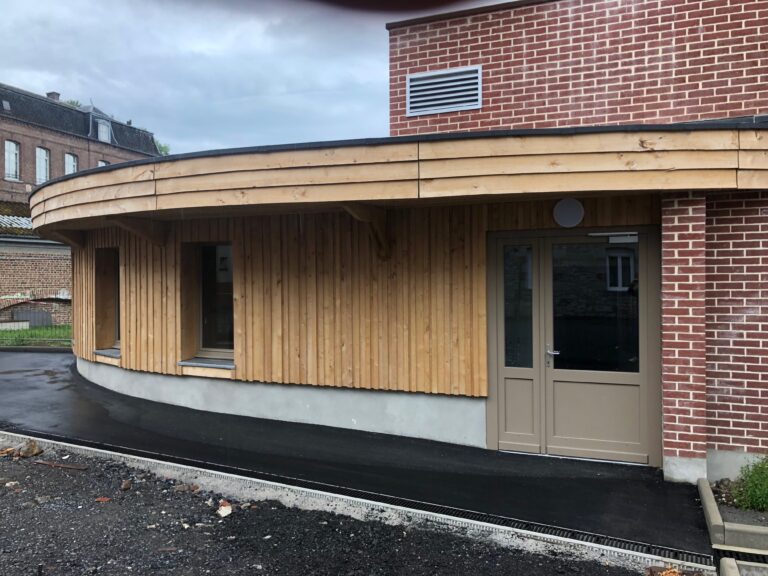 Construction en peuplier des Hauts-de-France : le restaurant scolaire de Trélon (vue 7)