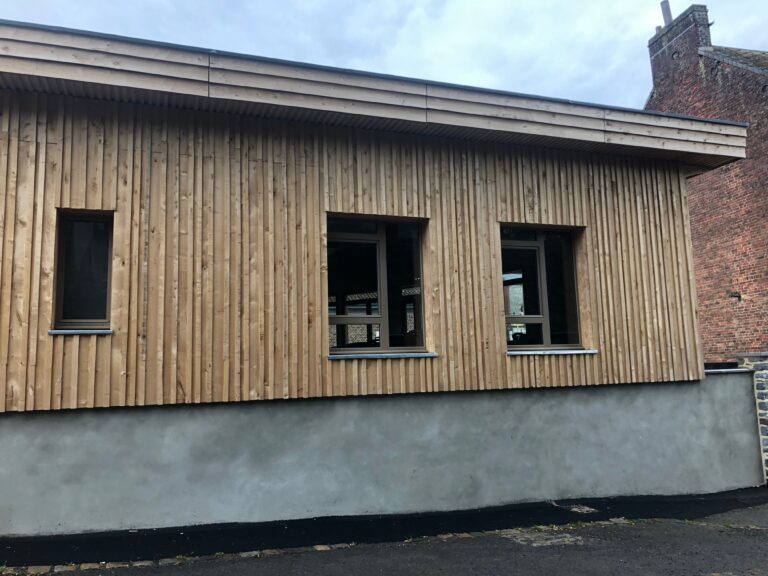 Construction en peuplier des Hauts-de-France : le restaurant scolaire de Trélon (vue 11)