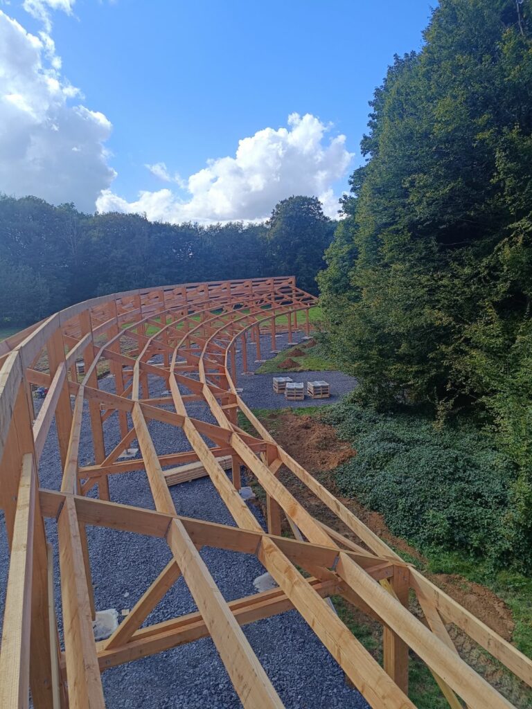 Bâtiment agricole en Douglas des Hauts de France