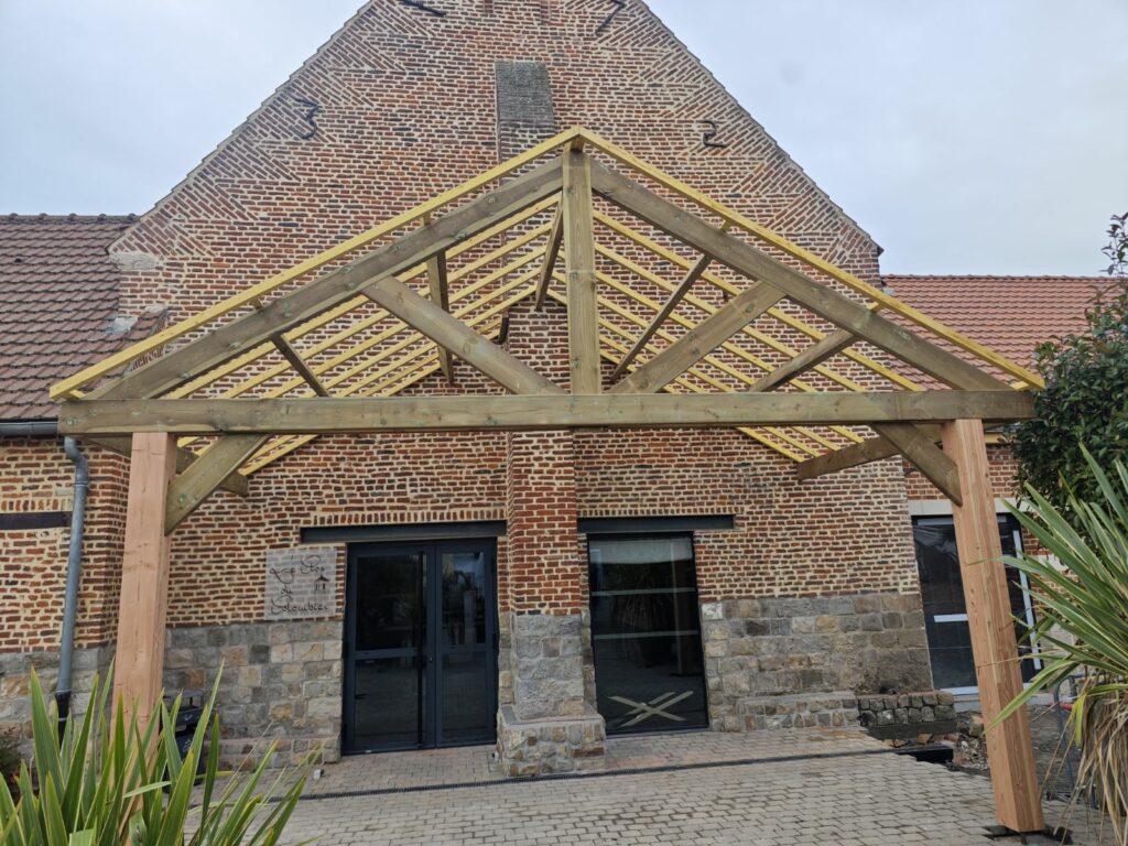 Transformation d'un bâtiment en salle de mariage